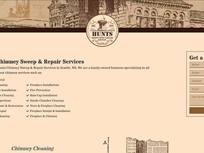 hunts chimney sweep and repair services seattle